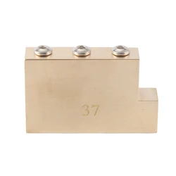 L forma Tremolo bloco de bronze para Floyd Rose, bloqueio Tremolo ponte, guitarra elétrica, sólido, novo