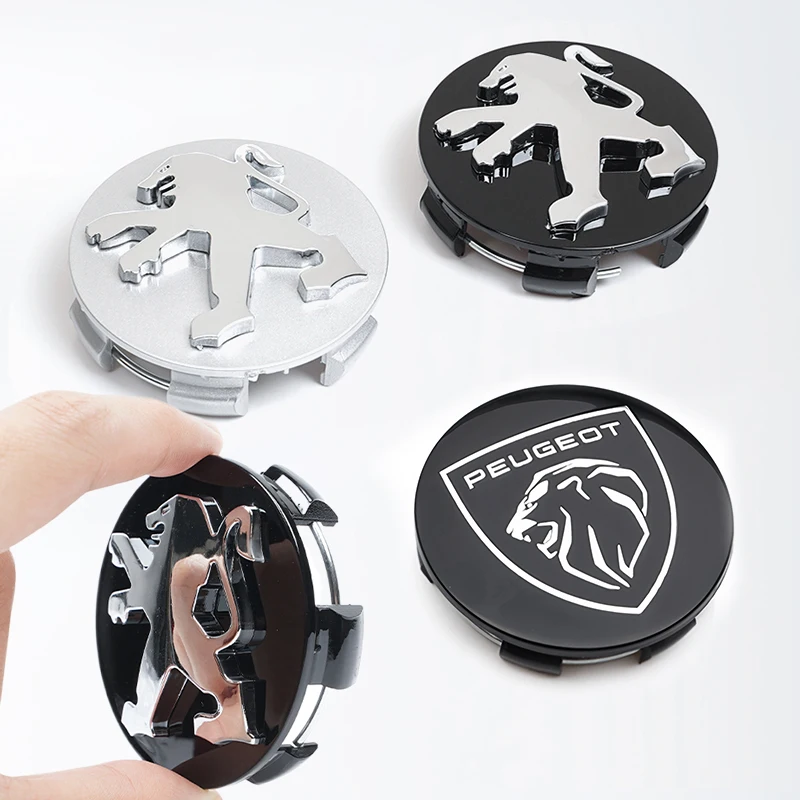 

Peugeot Wheel Hub Center Cover Tire Badge Refit Accessories For Peugeot 206 308 208 207 3008 307 2008 508 407 5008 408 4008