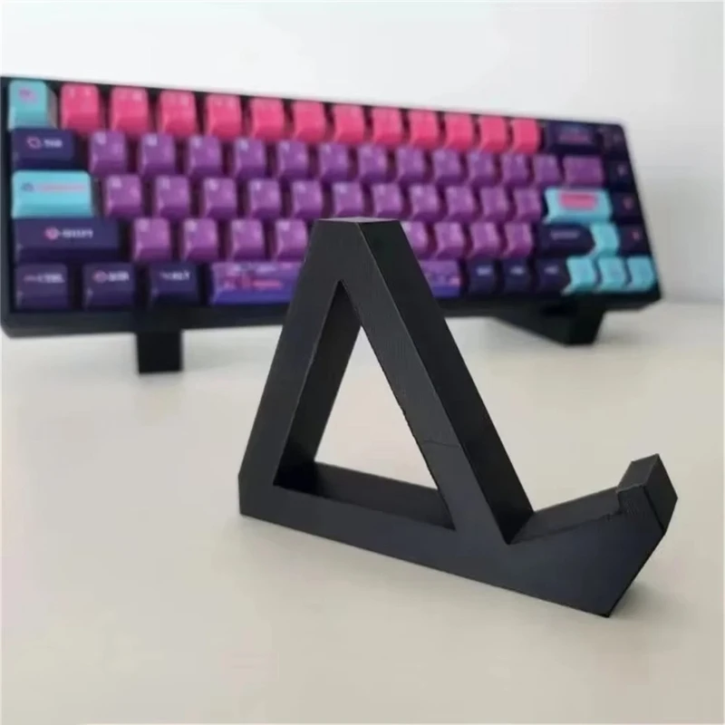 Adjustable Mechanical Keyboards Display Stand Keyboards Holder Layer Rack Tray for Enhances Typing Comfort