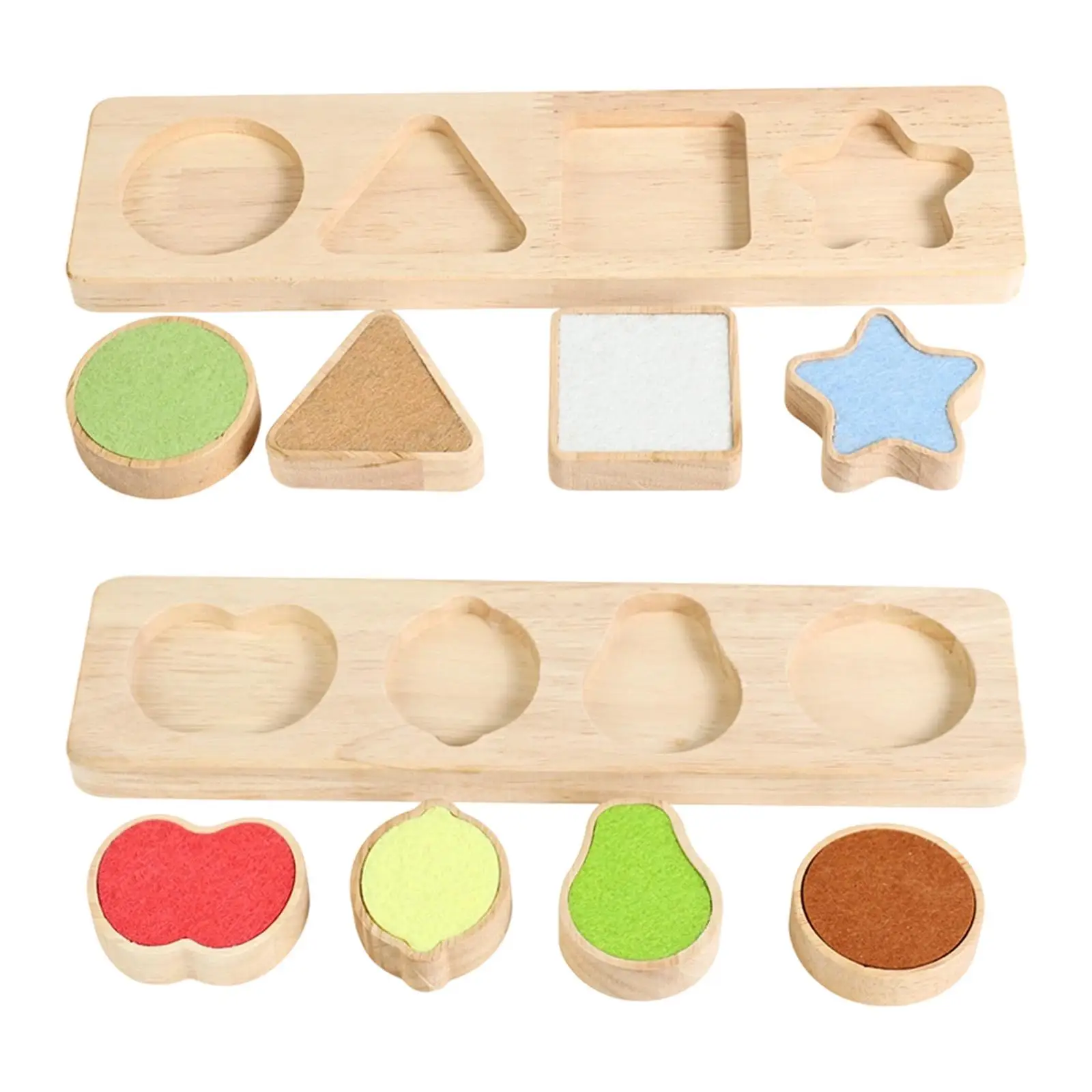 Jouets de Puzzle de forme, reconnaissance des couleurs, motricité Fine, Puzzle en bois pour enfants