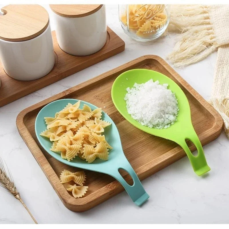 1/2/3/4pcs Silicone Spoon Holder Rest Pad Kitchen Utensils Spatula Eggbeater Heat Resistant Placemat Tray Insulation Mats Tools