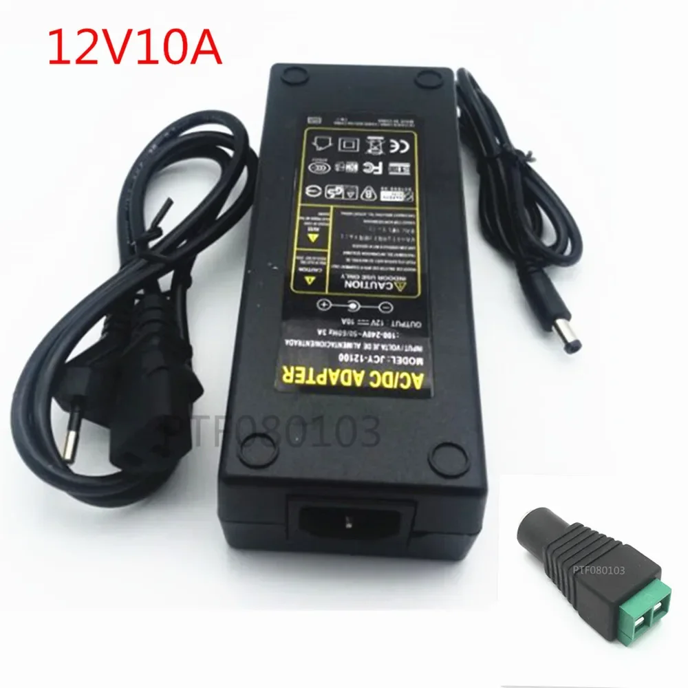 12V 10A 120W DC EU/US UK AU Universele POWER Supply ADAPTER Transformer LED 5050 5730Strip Light