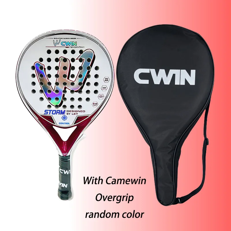 탄소 섬유 테니스 패들 라켓과 가방 세트 이미지