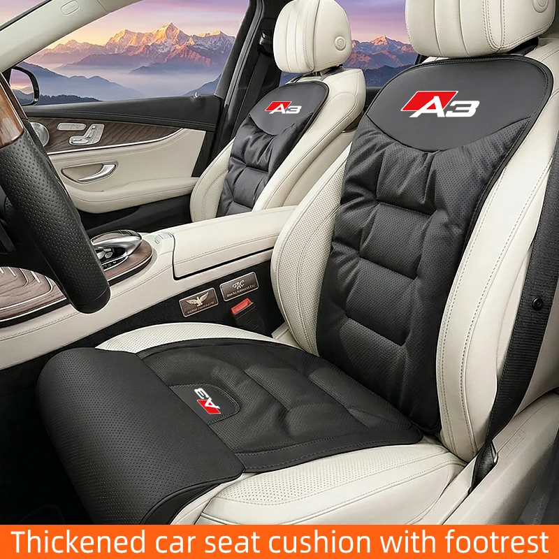 

For Audi A1 Sportback A3 A4 A5 A6 A7 A8 Q3 Q7 Q8 Car Seat Cushion With Integrated Thickened Leg Support Extended Seat Leg