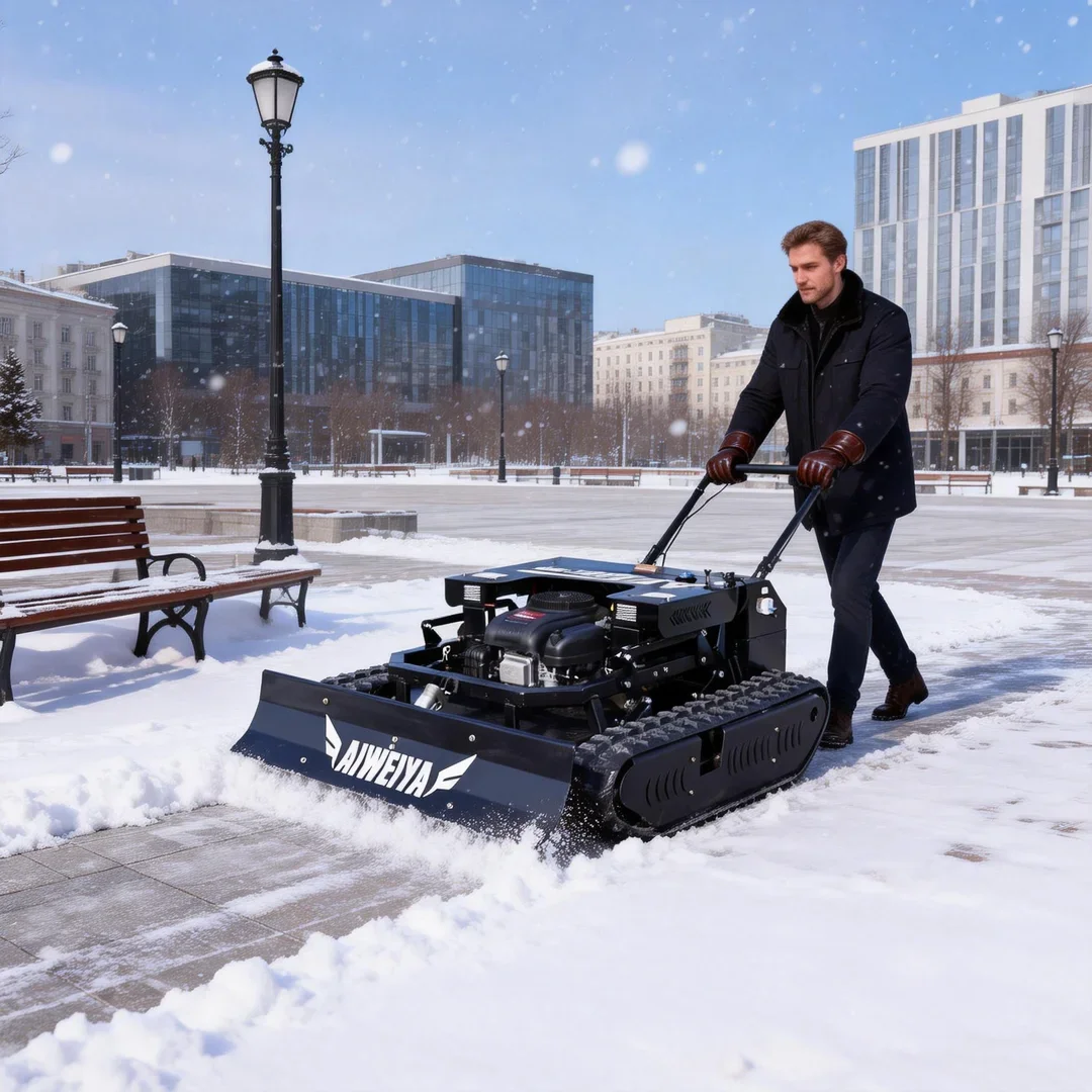 

Customized Lawn Mower Tracked Multifunctional All Terrain One-Click Start Stop Family All-Round Helper Easy Operation