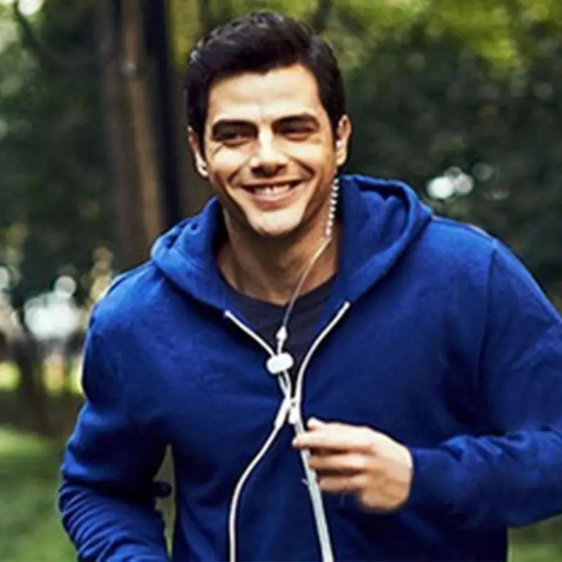 Tube d'air stéréo avec fil, Double spirale, tuyau d'aspiration, anti-radiation, écouteurs avec micro, contrôle du Volume, interrupteur Onoff, Mm