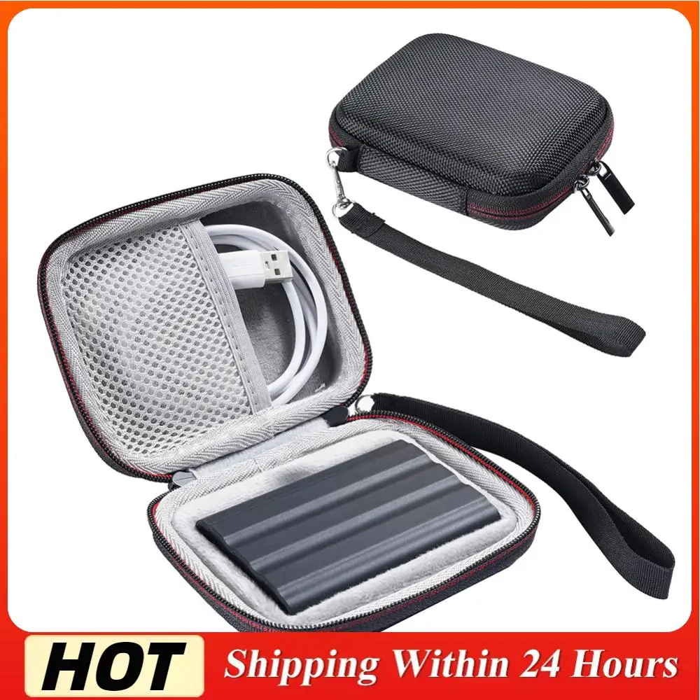 Estuche rígido de EVA, bolsa protectora antiarañazos para disco duro externo, estuche de viaje para Samsung T7 Shield/T9 4TB/2TB/1TB SSD portátil