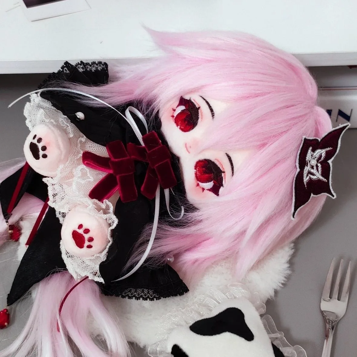 20cm anime sem atributos monstro rosa elf dos desenhos animados pelúcia plushies boneca roupas travesseiro ornamentos figura bonito jogo brinquedo crianças gif