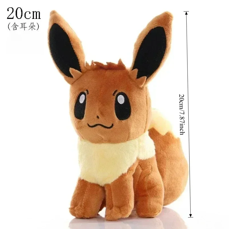 16-25CM Pokémon Knuffel Pikachu Gengar Raichu Squirtle Eevee Charmander Bulbasaur Mewtwo Kinderen Verjaardag Kerstcadeaus