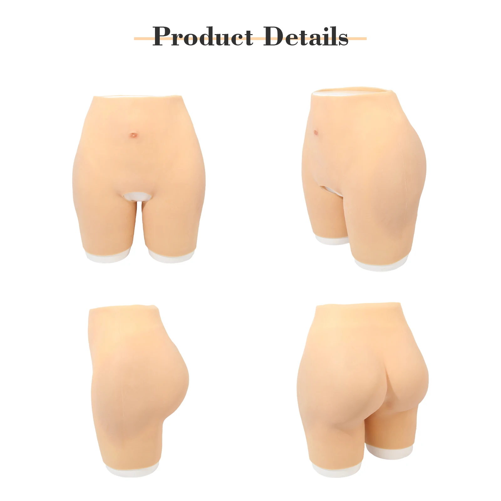 CYOMI Silicone Sexy Buttocks Enhancement Padded Pants Hip Butt Lifter Panties Open Crotch Shaper Underwear Big Ass Shapewear