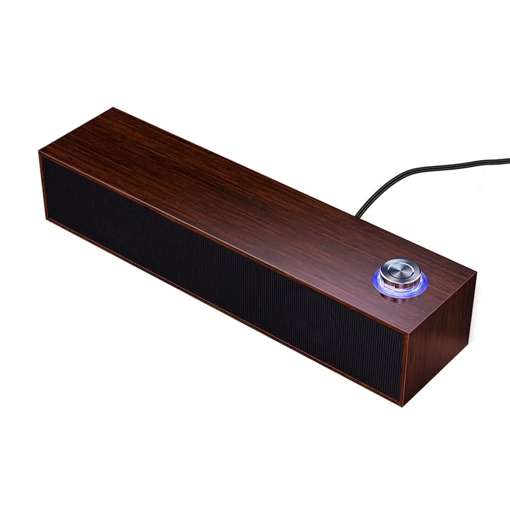 Wood Speaker Home Wired Wireless Stable USB Speakers Festival Gift