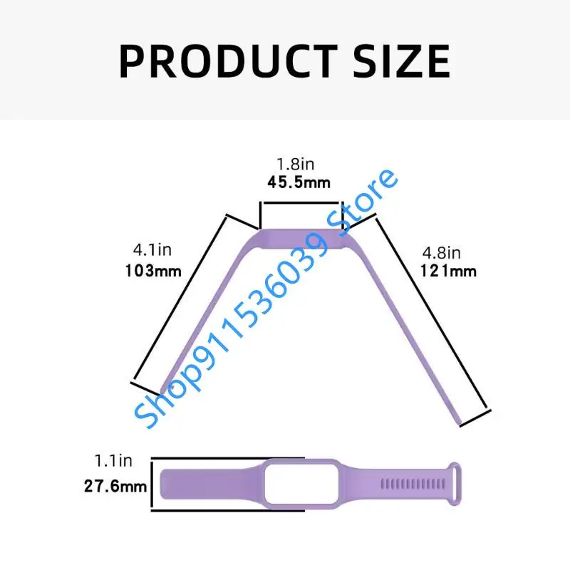 

45BB Soft Straps Bracelet Belt For Band 3/Band 9 Active Unisex Wristband Waterproof