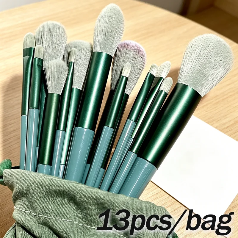 Soft Makeup Brushes Set 13Pcs Foundation Blush Powder Eyeshadow Brush Beauty Tool for Cosmetics Makeup Kit