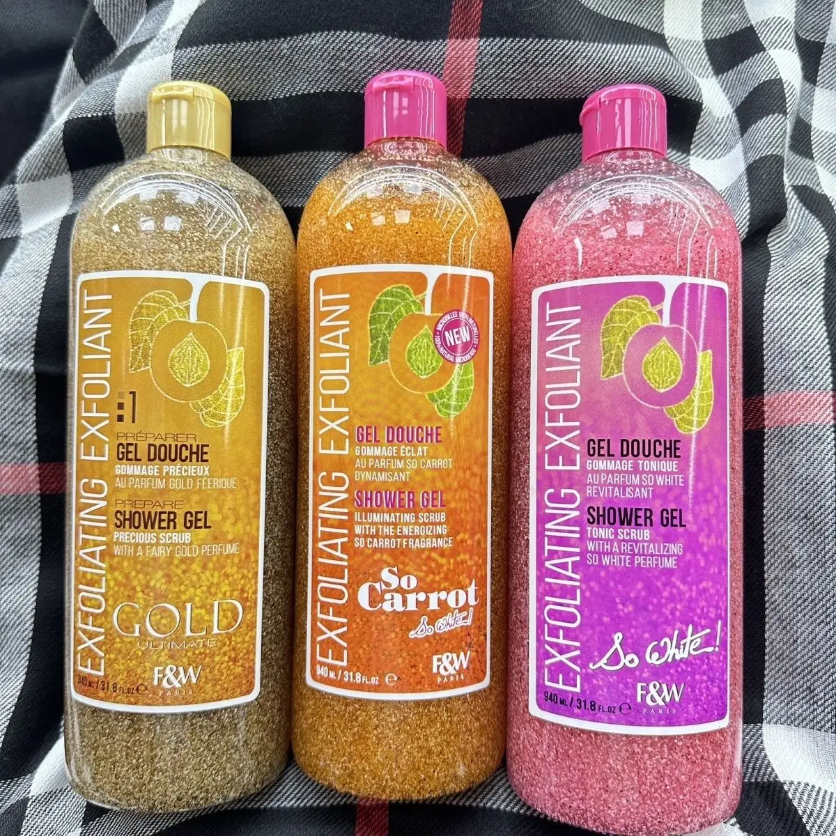

Scrub body wash gel douche