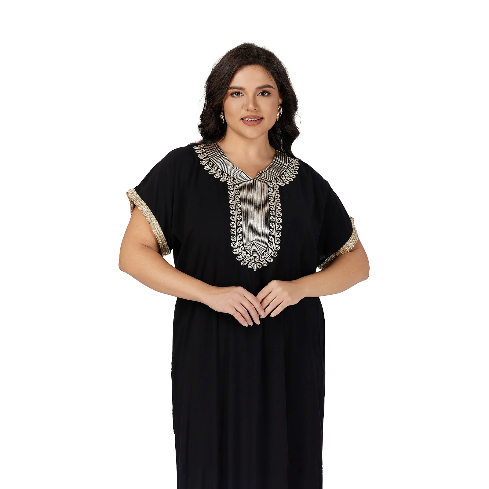 Afrikaanse Traditionele Kleding Met Korte Mouwen Plus Size Dashiki Abaya Jurken Voor Zomer Grafische Casual Printboubou Jurken Marokkaans