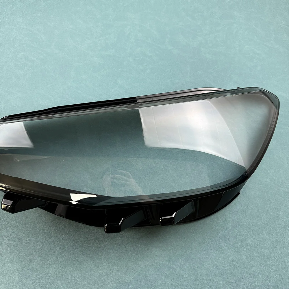 واضح الجبهة غطاء المصباح ل Volkswagen VW ID.4 CROZZ 2021 2022 متوافق سيارة العلوي غطاء مصباح ظلال أقنعة استبدال #3