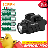 SOFIRN PL09 Flashlight 1600lm Rechargeable Light Quick Release Tactical Light with Double Switch for Picatinny Rail