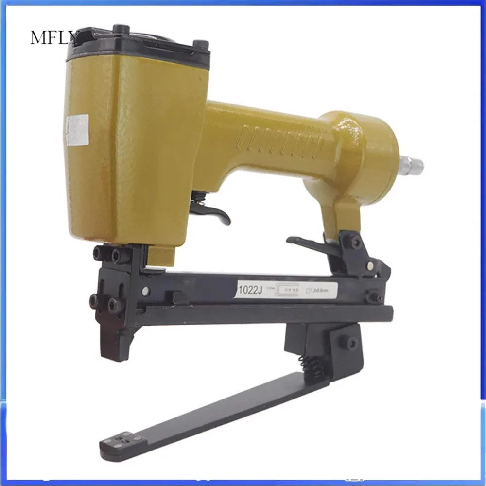 Leather Fabric Carton Wood Air Nailer Stapler 1022J Multifunctional Pneumatic Staple Gun Code Nail Gun Book Sewer
