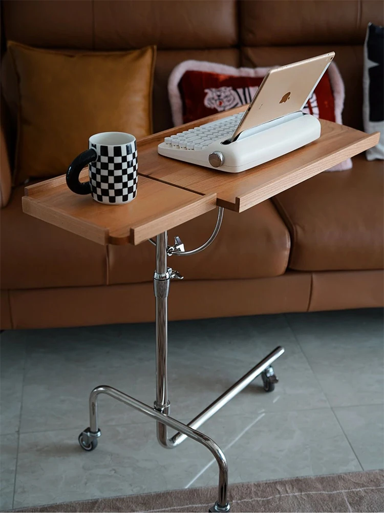 The small tea table of the second-hand style solid wood movable music stand