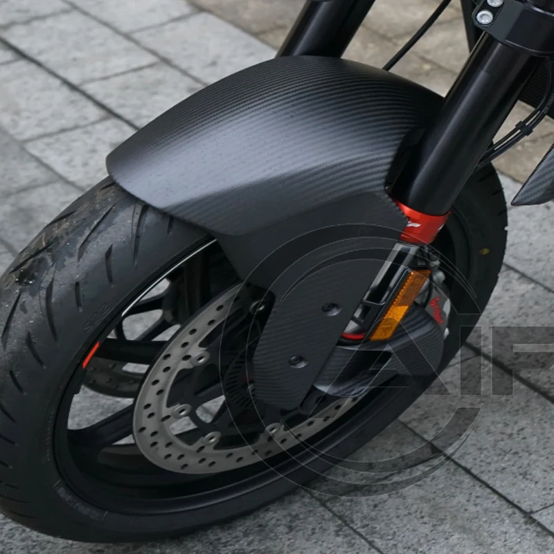 For KTM SUPERDUKE 1290 R Super Duke R 2017-2023 100% 3K carbon fiber front fender splash proof water wheel fender fairi