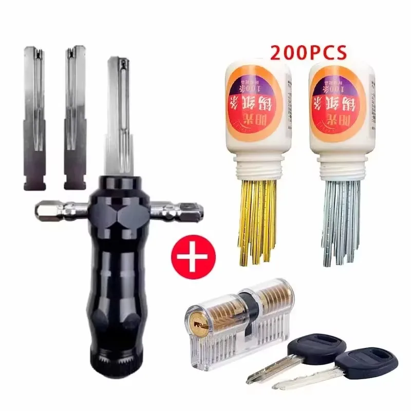 Multifunktionales 10-teiliges Schlosser-Set für Ghost Hand Kabbah Speed Storm, Werkzeug für die Verwendung von Aluminiumfolie, hochwertiges Schlosserwerkzeug aus Edelstahl. – Detail 1