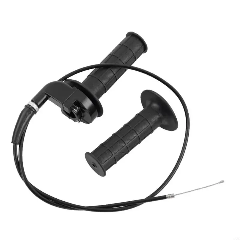 L5BC Throttle Grips & Cable لـ 50cc 110cc 125cc 150cc 250cc الدراجة الترابية Quad Atv Twist مقبض مقبض مقبض مقبض وكابل عازمة