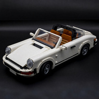 Technical Block Retro Car Turbo Racing Car Model Building Block Bricks Set Toys Christmas Party Gifts Idea Diy