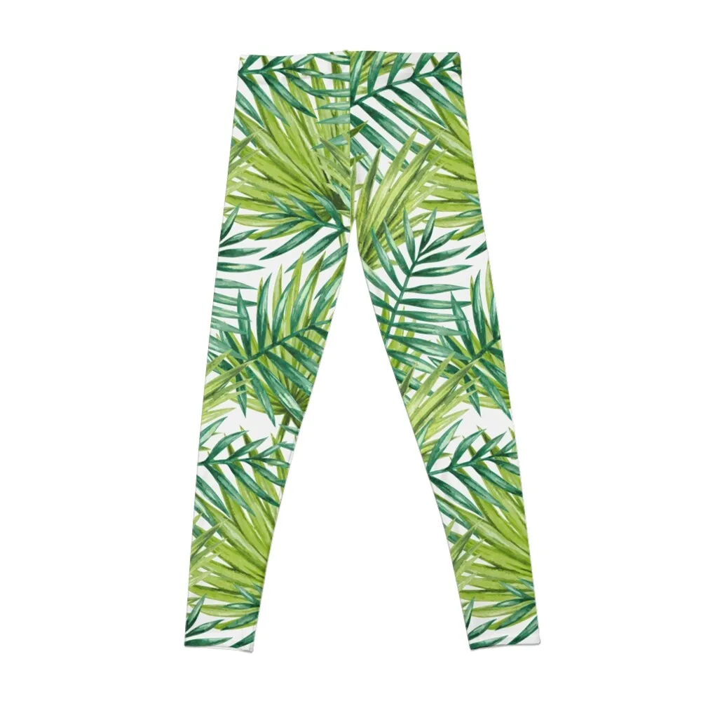 Paradise in Hawaiian Palm Leaves Leggings Women's sports pants sporty woman gym Womens Leggings