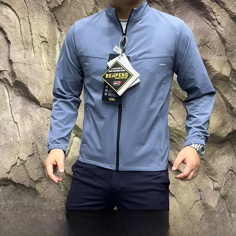 

Outdoor Lightweight Jaet Men's Qui Dry Breathable Waterproof Elastic Fabric Reflective Spring Autumn Stand Fit Long Sl...