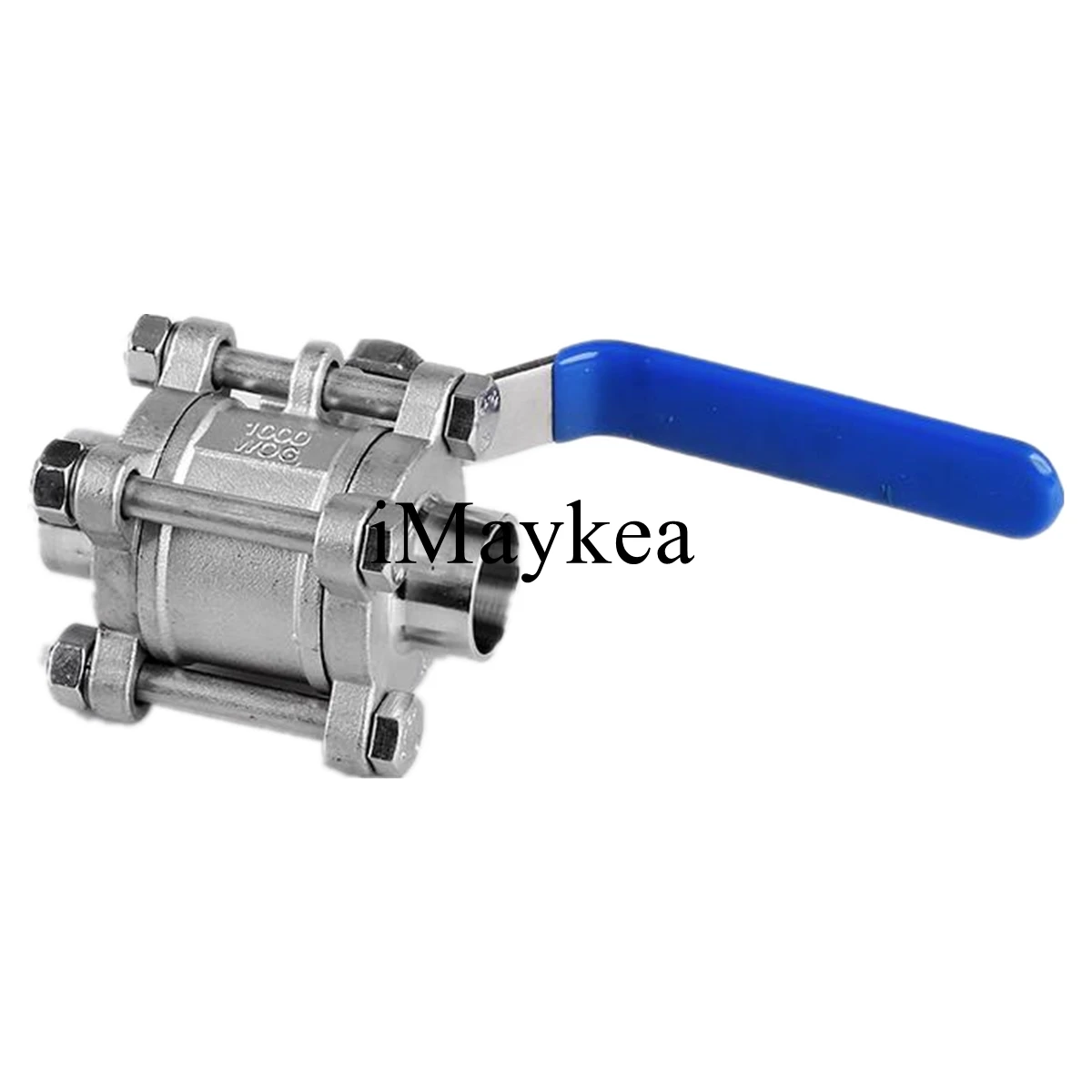 1-1/4" Straight Welding OD 32MM Sanitary Ball Valve Stainless Steel 316 Two Way Three Pieces Water Oil