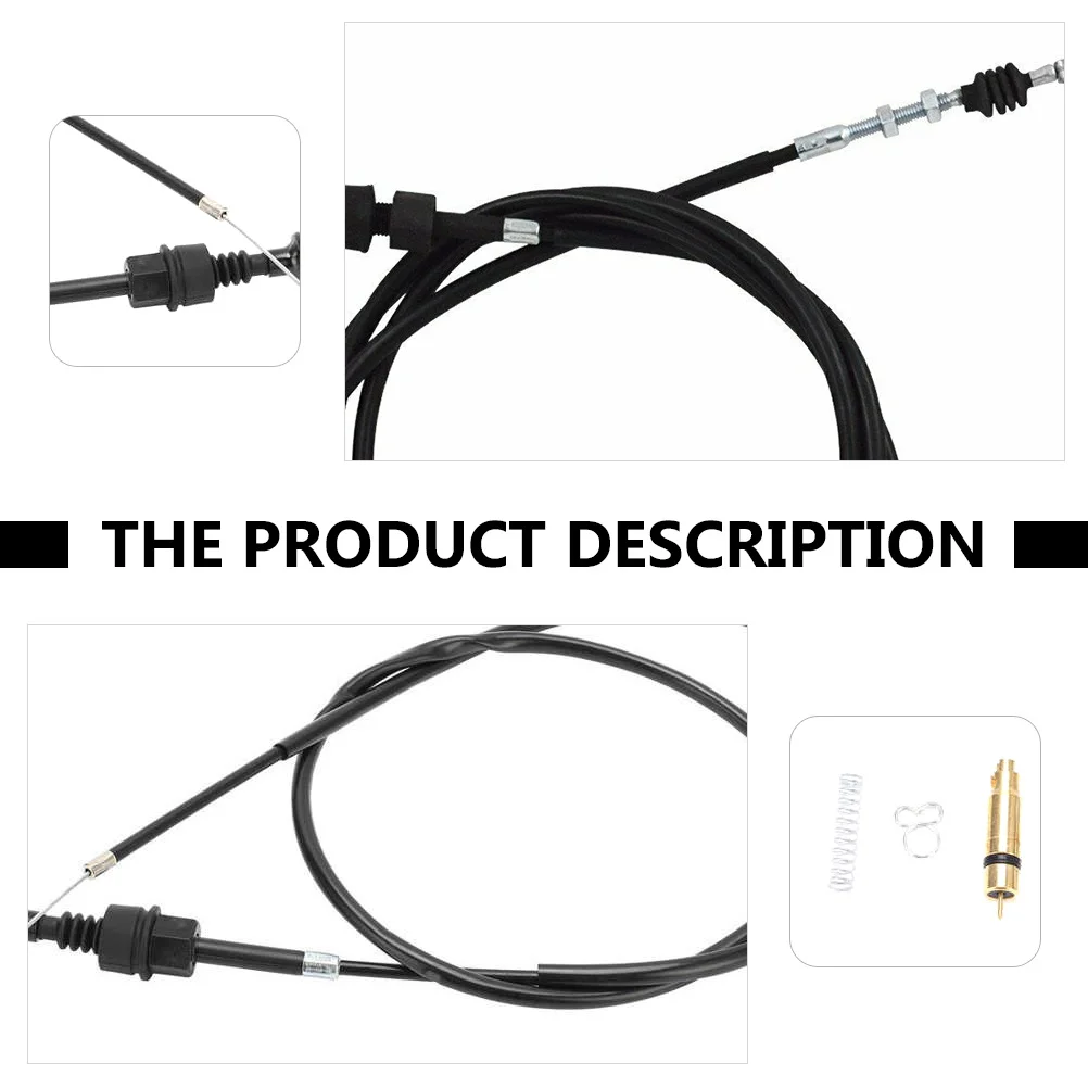 

1Set Carburetor Plunger Choke Set Motorbike Professional Reliable Stable Characteristics Long Time Use Replacement