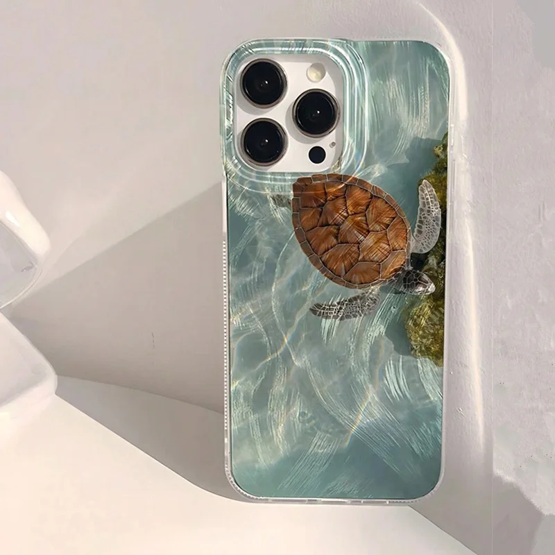 Etui na telefon Summer Cool Turtle Pattern do Samsung Galaxy A73 A72 A55 A54 A53 A52 A34 A33 A32 A23 A14 A13 4G 5G Back Cover — zdjęcie produktu 6