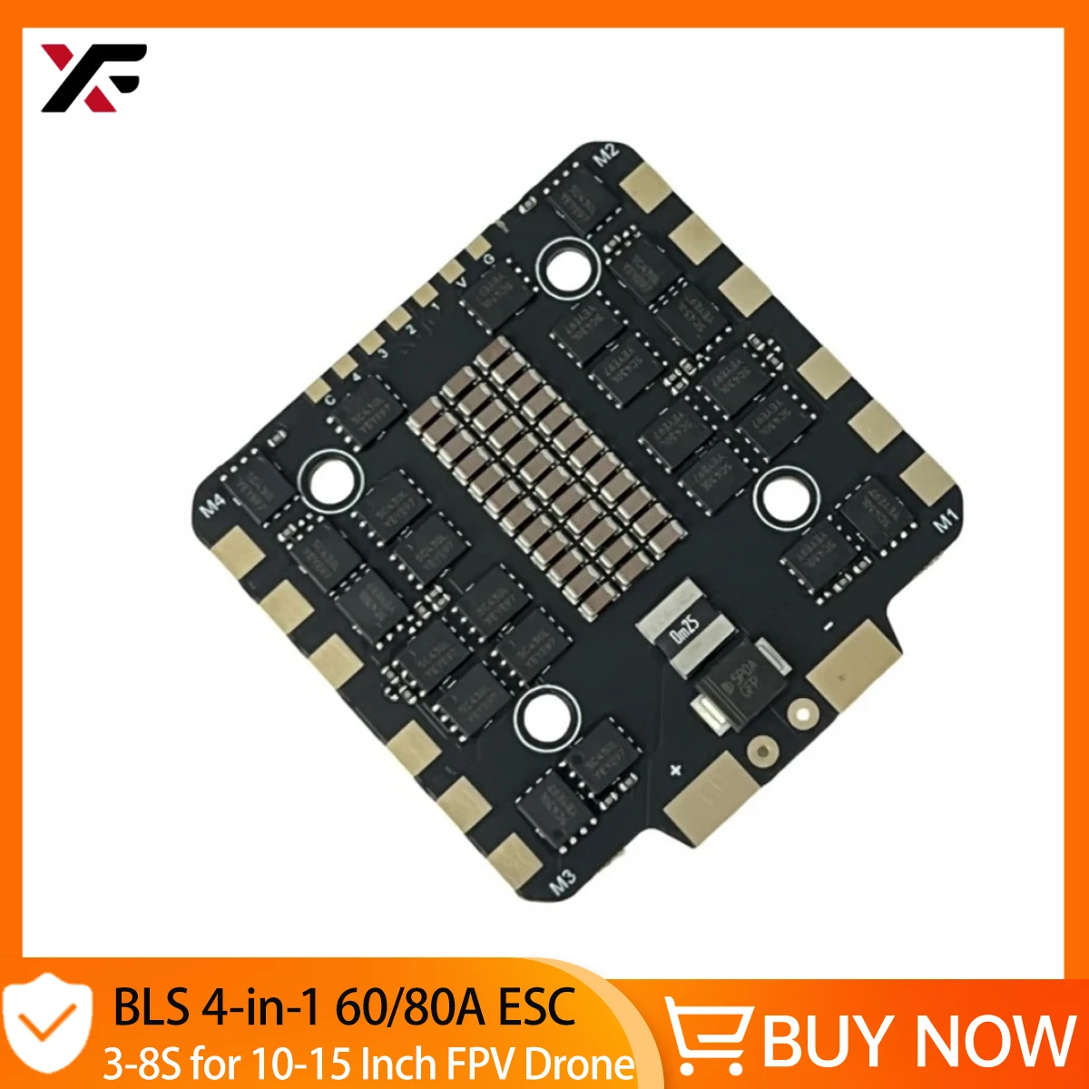 

XFlight Hobby 80A 100A ESC 3-8S Lipo BLHeli_32 Electronic Speed Controller Low Noise with XT90H Plug for FPV Racing Drone