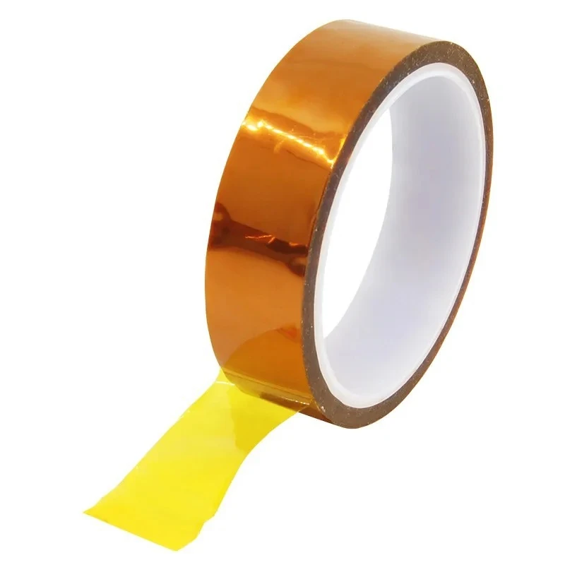 33m Long Gold Finger Polyimide Tape High Temperature Resistant Multi Size Pet Anti-Static Lithium Battery Insulation Tape