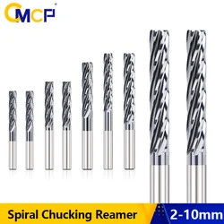 CMCP Carbide Machine Reamer 4 Flute 6 Flute Spiral Chucking Reamer Machine Cutting Tools 2 2.5 3 4 5 6 7 8 9 10mm