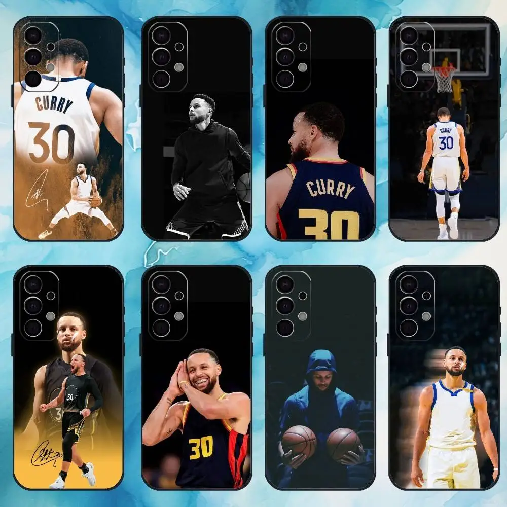 

Sports Star S-Stephen C-Curry Phone Case For Samsung Galaxy A73,A72,A71,A70,A53,A52,A51,Soft Silicone Black Cover