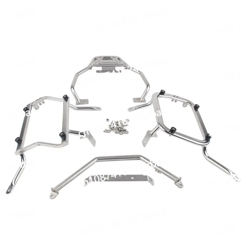 For V-Strom 650 V-Strom650 Motorcycle Stainless Steel Side Box MotorBike Side Luggage Boxes Steady Frame Kits