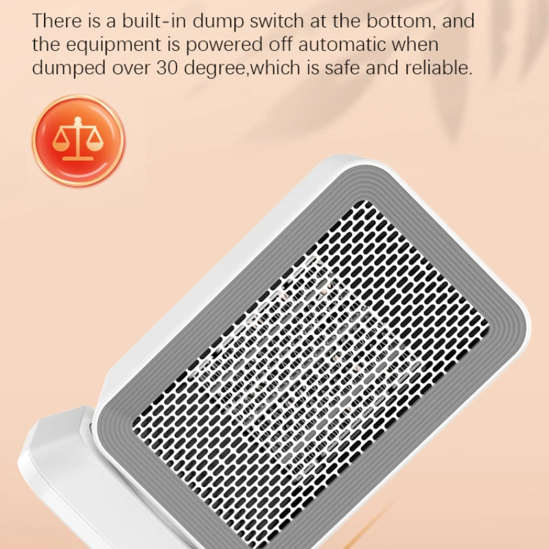 Xiaomi Youpin Heater Electric Heater Low Consumption Vertical Heating Fan Safety Overheating Protection Silent Small Hand Warmer