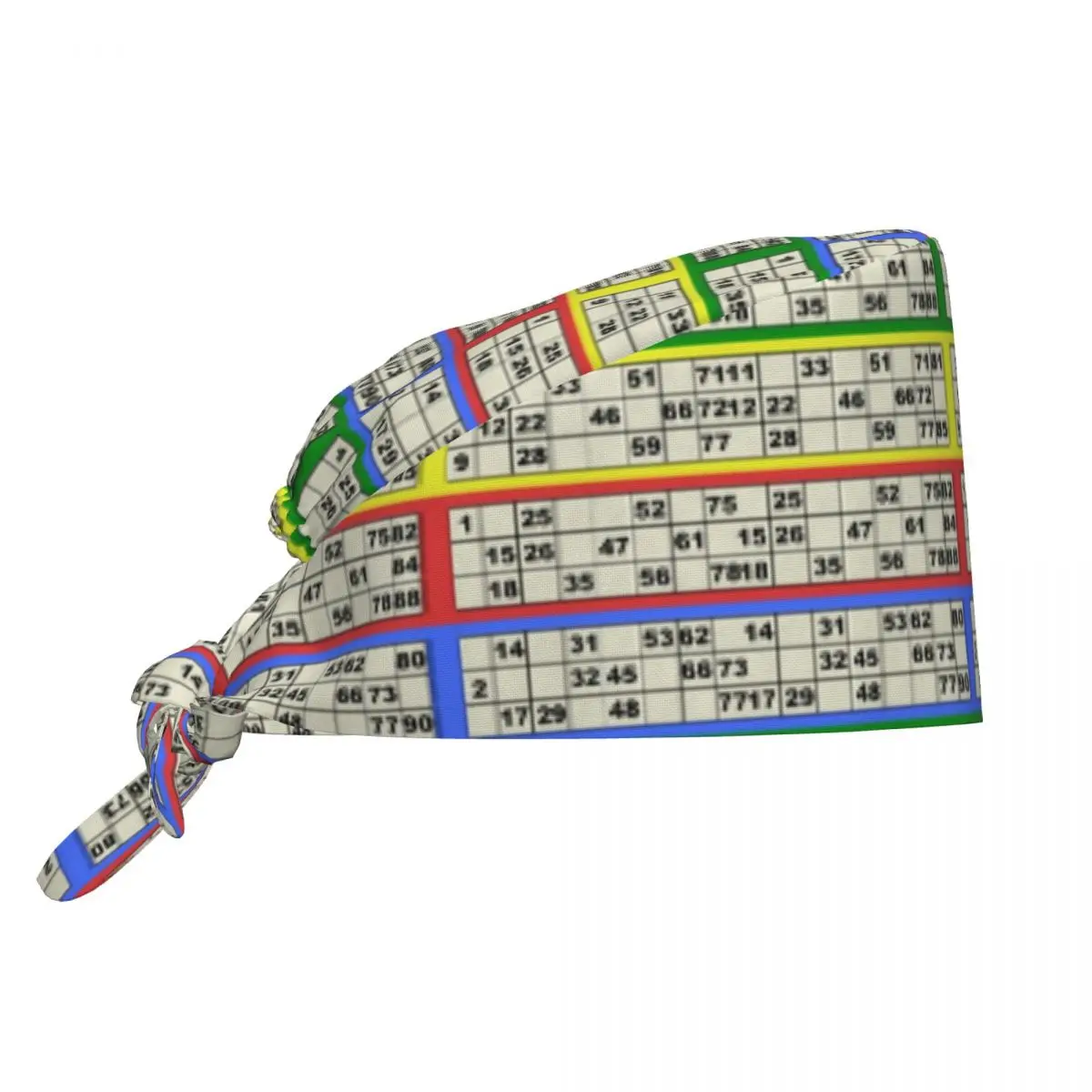 Adjustable 90 Ball Bingo Paper Game Working Hat Women Men Surgical Hat Scrub Nursing Doctor Surgeon Cap for Dentist