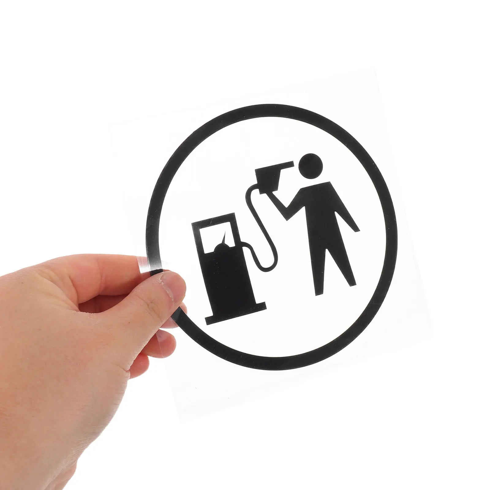 

16Pcs Car Fuel Tank Sticker Pack Gas Cap Reminder Decal for Motorcycle Truck Suv Auto Oil Tank Decor Stylish Retro Gas Station