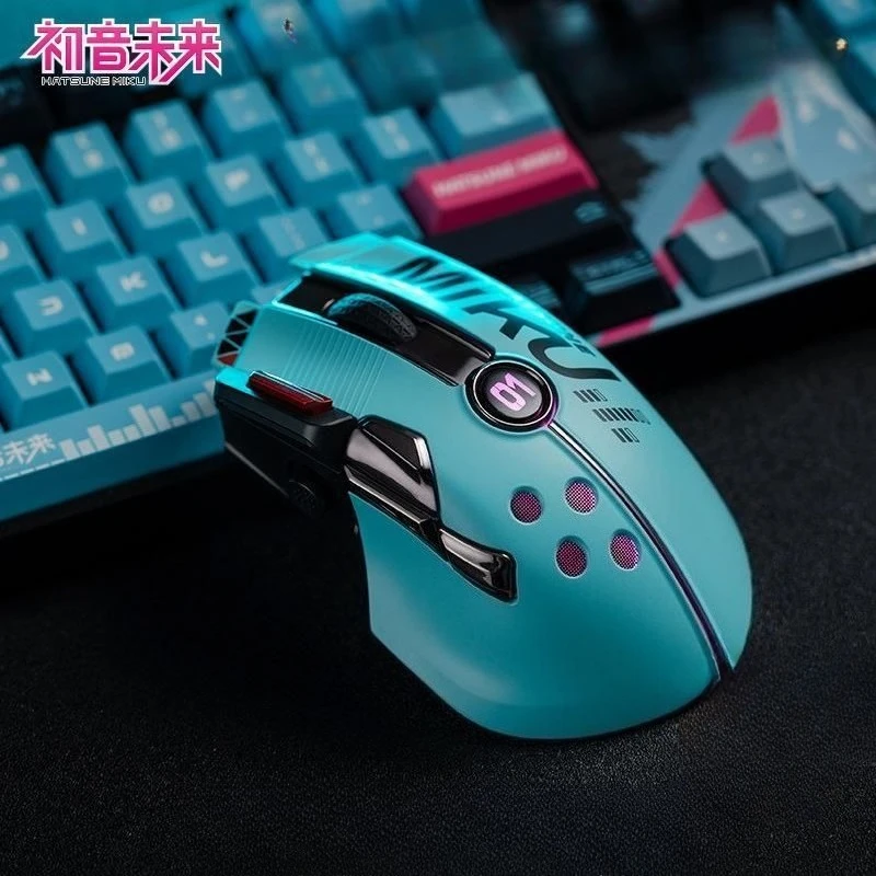

Hatsune Miku co-branded mouse rhythm dual-mode mouse exclusive driver cartoon pattern wireless multi-function mouse