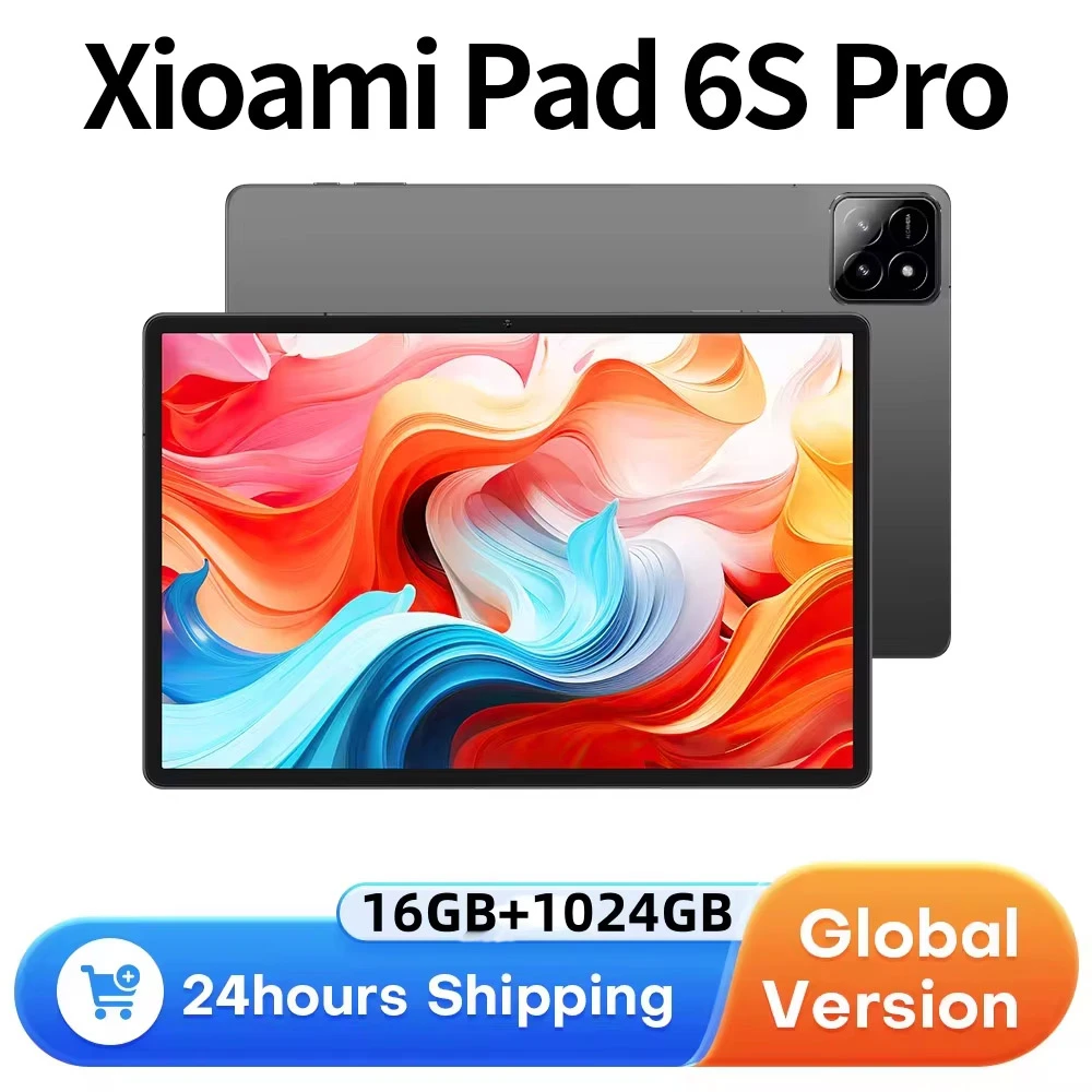 

Оригинальный планшет Xioami Pad 6S Pro, 11 дюймов, HD, 4K, Android 14, 16 ГБ + 1 ТБ, 2024 мАч