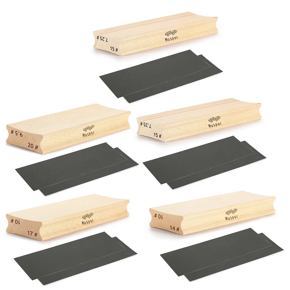 

1pc Sanding Block Guitar Radius Two-Way Sanding Block With 2 Sandpaper For Guitar Bass Fret Leveling Luthier Tools Accessories