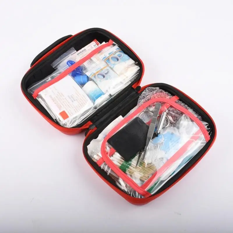 حقيبة إسعافات أولية مقاومة للماء، مقاومة للصدمات، حقيبة أدوات طبية للطوارئ، منظمات طبية محمولة للتخييم الداخلي والخارجي 896C
