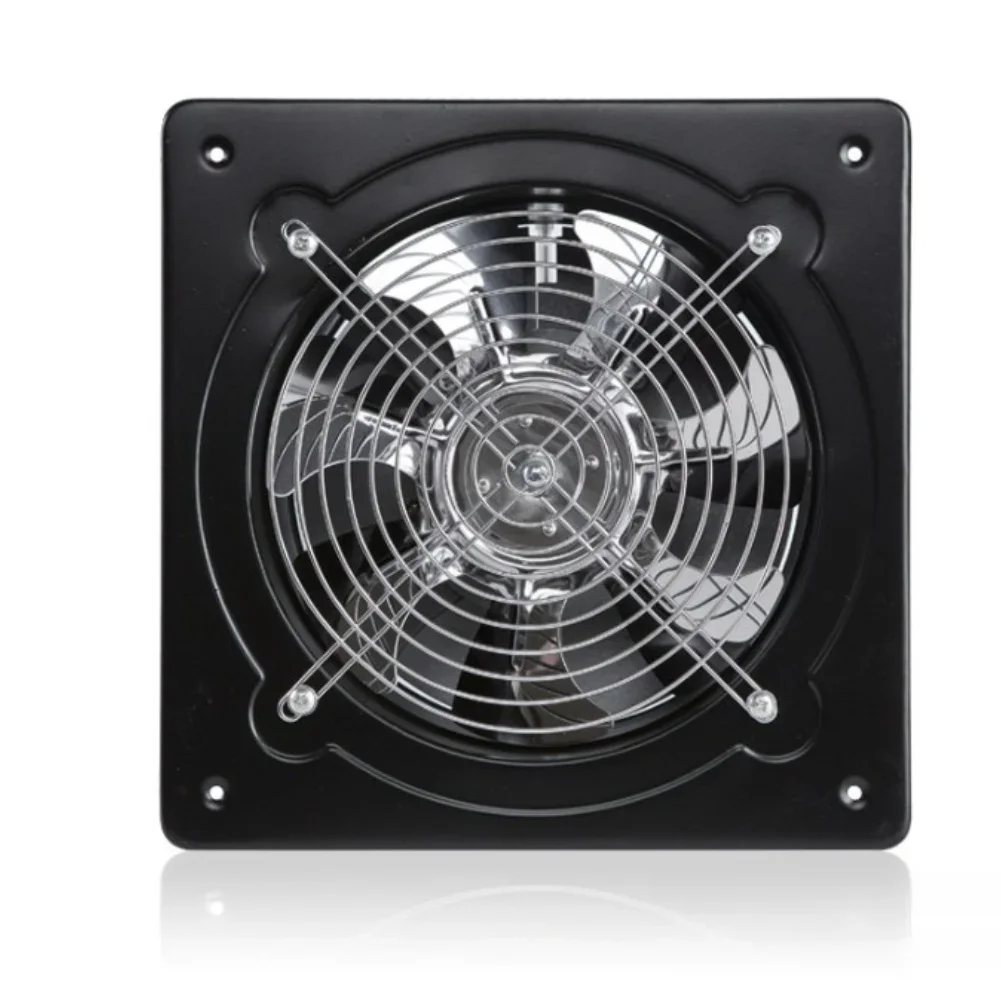 6 Inch Exhaust Air Blower Fan with Copper Motor and Metal Frame for Ventilation in Industrial Workshops and Garages