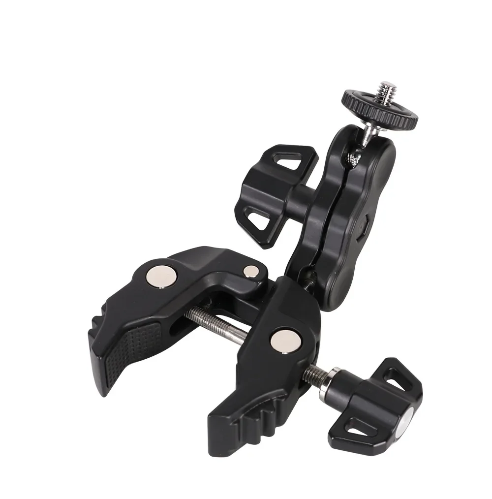 Equipped with A Crab Claw Clip Universal Display Stand and A Ball Head Clip Super Stand. Universal Camera Magic Arm Ball Head