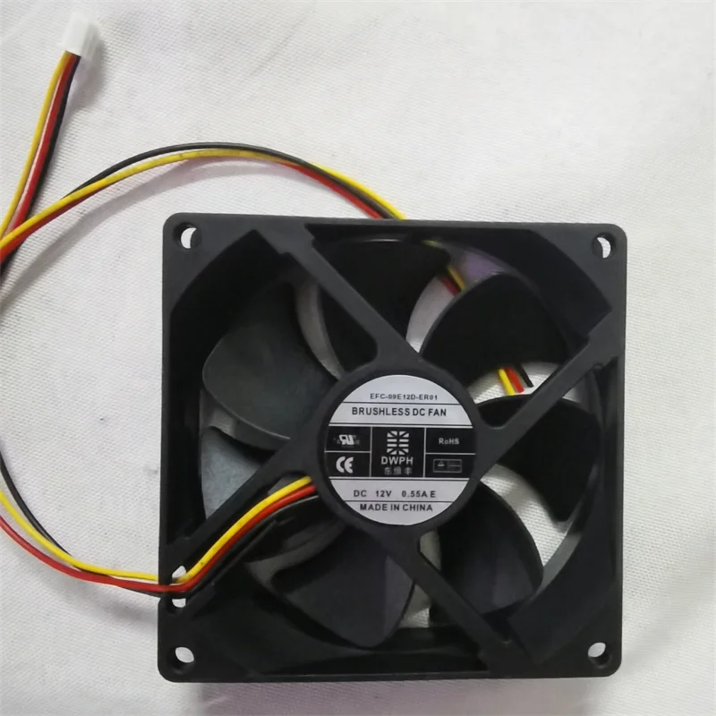 92x92x25m  9225 fan EFC-09E12D-ER01  12V DC cooling fan