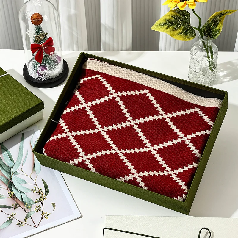 Custom. In Stock Direct Delivery Blue Box Empty Box Thermal Underwear Packaging Box Shirt Box Cashmere Sweater Scarf P