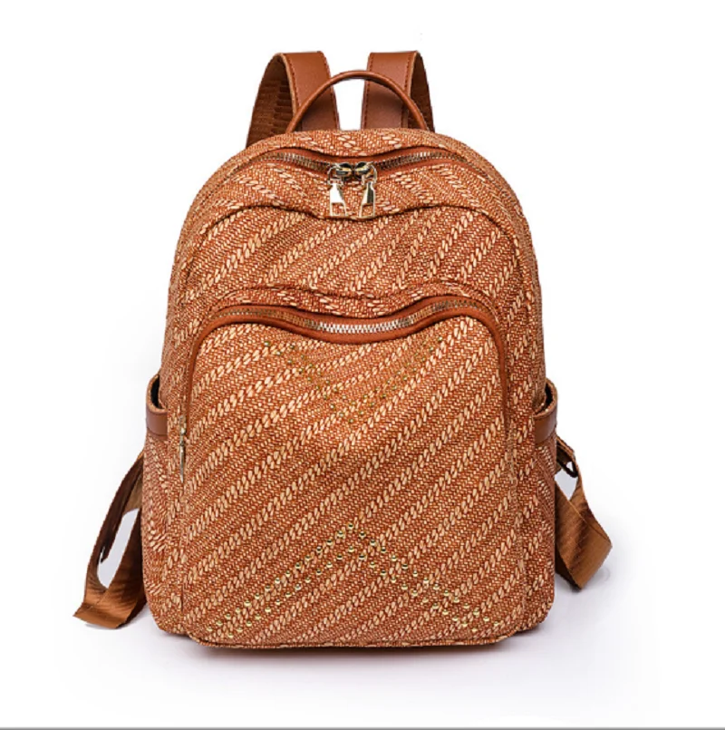Wholesale New Arrivals Fashion Large Capacity Double Shoulder Bags Women High Quality Oxford School Bag Casual Travel Backpack