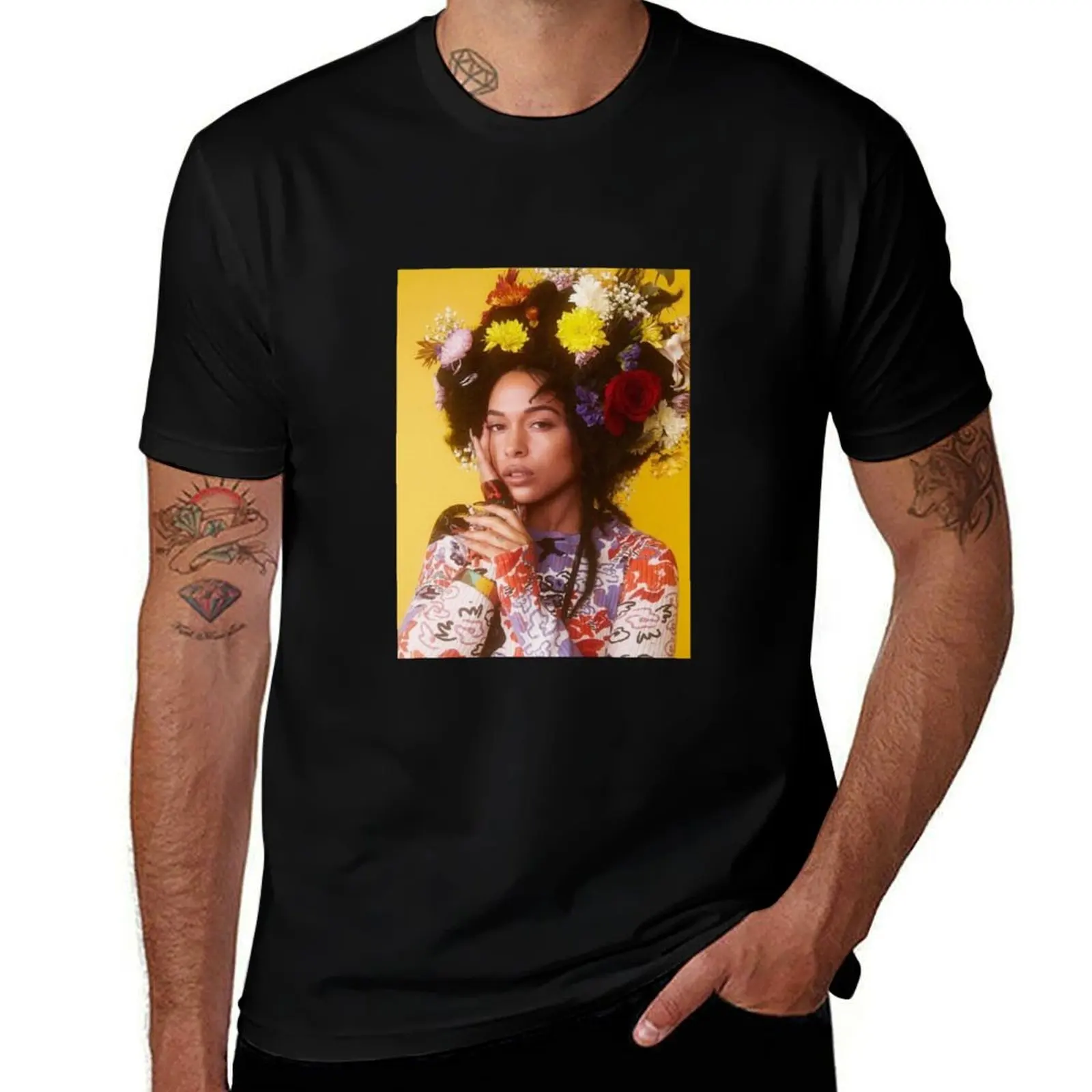Princess Nokia Flowers T-Shirt Plus Size Summer Casual T-Shirt